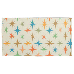 Funda De Cojín Estallido atómico colorido moderno de mediados de