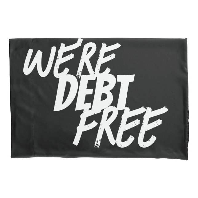 Funda De Cojín Estamos libres de deudas (Anverso)