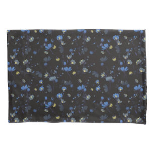 Funda De Cojín Estampado de flores soplado viento
