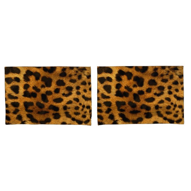 Funda De Cojín Estampado de leopardo (Anverso - Set)