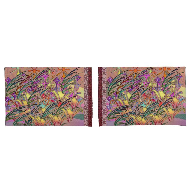 Funda De Cojín Estándar Exótico Flower Garden (Anverso - Set)