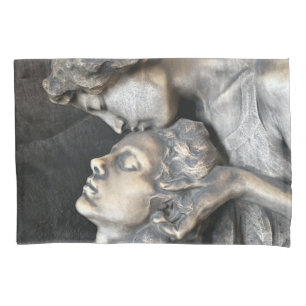 Funda De Cojín Estatua del Cementerio de Milán
