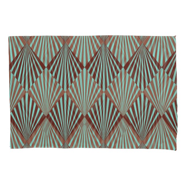 Funda De Cojín Estilo art déco, textura perfecta. (Anverso)