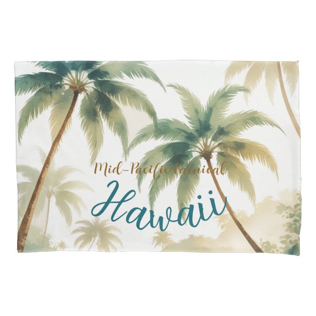 Funda De Cojín Estilo de época Hawai Viajes Honolulu (Anverso)