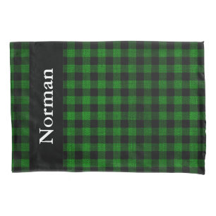 Funda De Cojín Estilo Leñador - tela verde + tus ideas