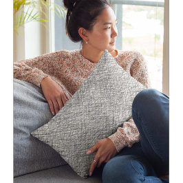 Funda De Cojín Estilo textil japonés líneas simples garabato