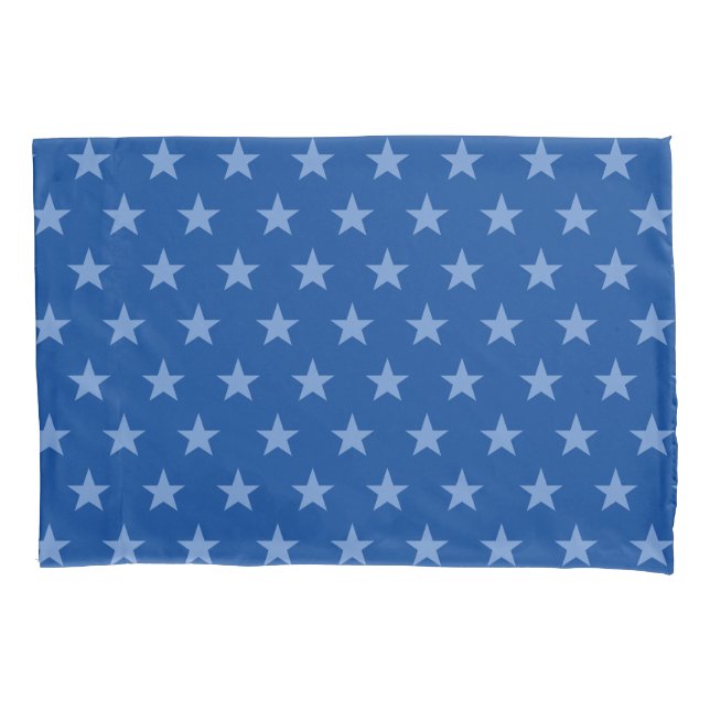 Funda De Cojín Estrella azul y verde reversible personalizable (Anverso)