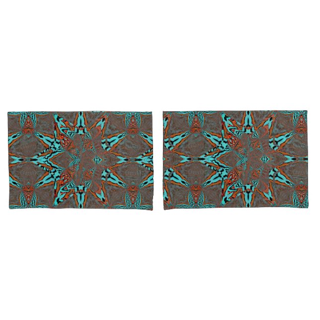 Funda De Cojín Estrella fractal de la complejidad futura (Anverso - Set)