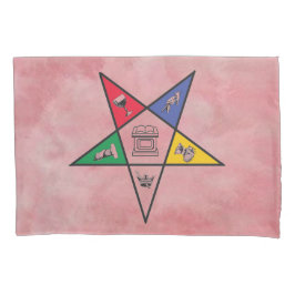 Funda De Cojín Estrella oriental rosa