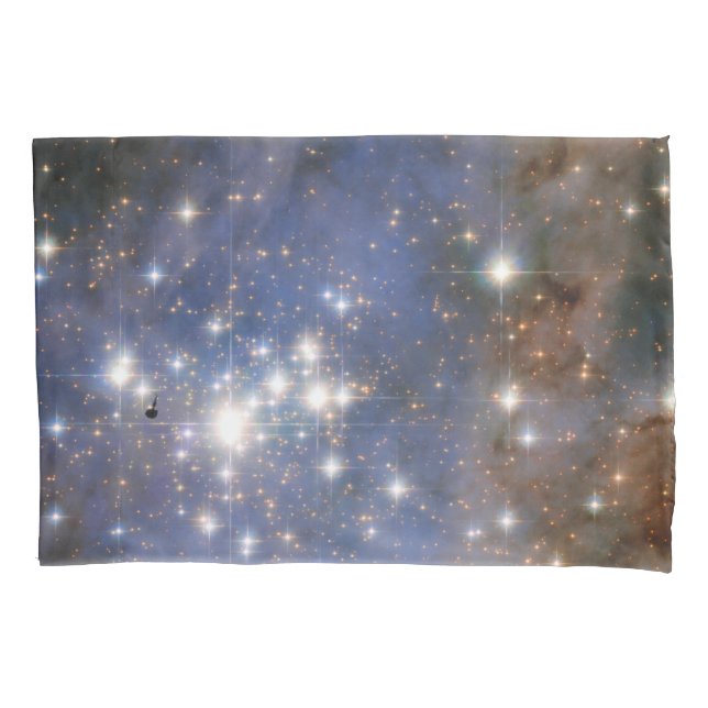 Funda De Cojín Estrellas de diamantes en el espacio de burbujas d (Anverso-izquierdo)