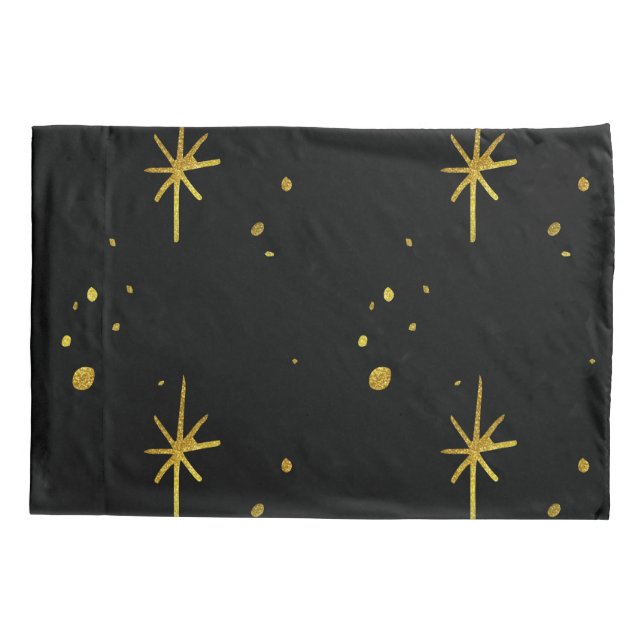 Funda De Cojín Estrellas de oro (Reverso)