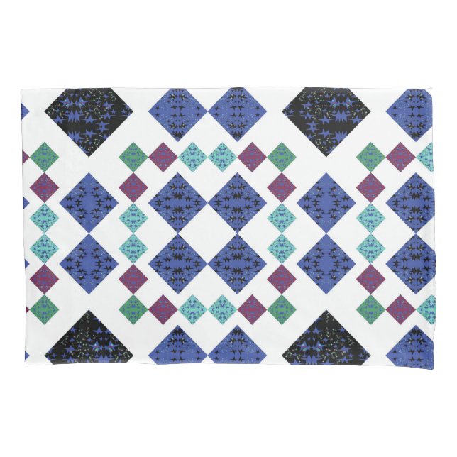 Funda De Cojín Estrellas Diamantes (Anverso)