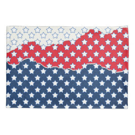 Funda De Cojín Estrellas rojas, blancas y azules (Estados Unidos)