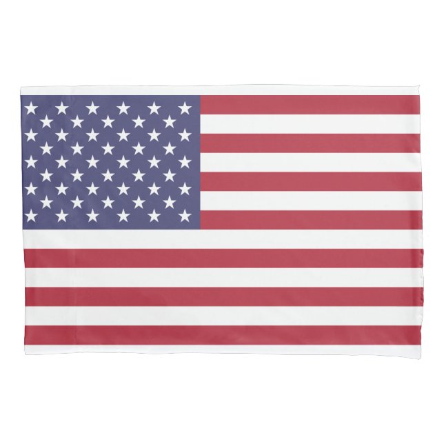 Funda De Cojín Estrellas y rayas estadounidenses (Anverso)