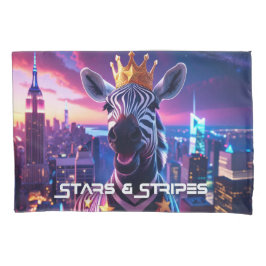 Funda De Cojín Estrellas Y Rayas Zebra Zanzíbar