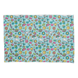 Funda De Cojín Estuche de almohada de Doodles totalmente Cutes