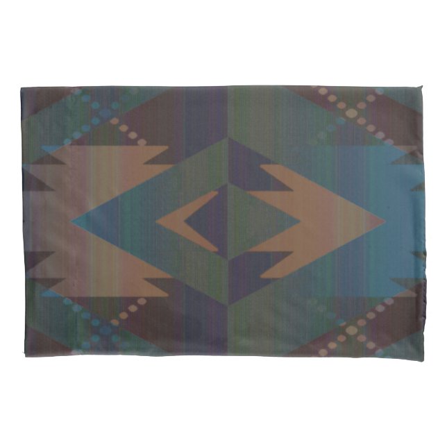 Funda De Cojín Estuche de almohada de patrón azteca de diseño sur (Anverso)