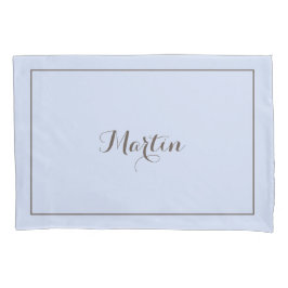 Funda De Cojín Estuche de almohada personalizada de azul bebé