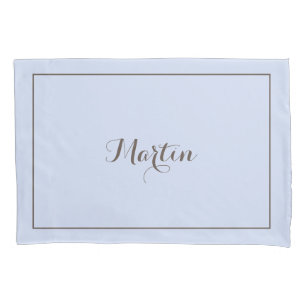 Funda De Cojín Estuche de almohada personalizada de azul bebé
