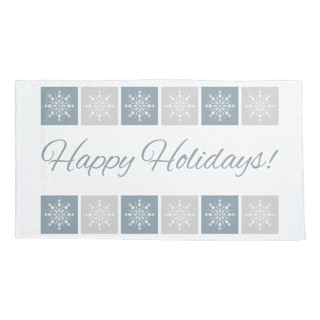 Funda De Cojín Estuches de almohadas de "Felices Fiestas" (Reverso)