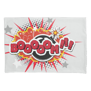 Funda De Cojín Explosión del auge del arte pop del cómic