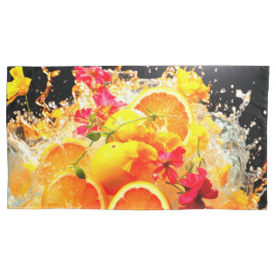 Funda De Cojín Explosión naranja
