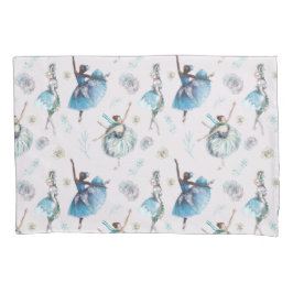 Funda De Cojín Exquisitos bailarinas azules en Rubor