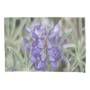 Funda De Cojín F18 Flores Silvestres Purpúreas Lupino Anual
