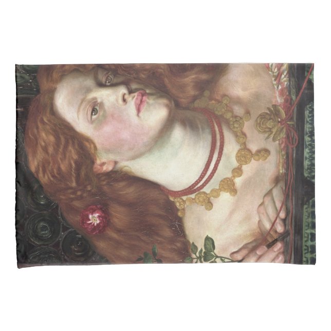 Funda De Cojín Fair Rosamund (Mujer Elegante y Hermosa Redhead) (Anverso-Derecho)