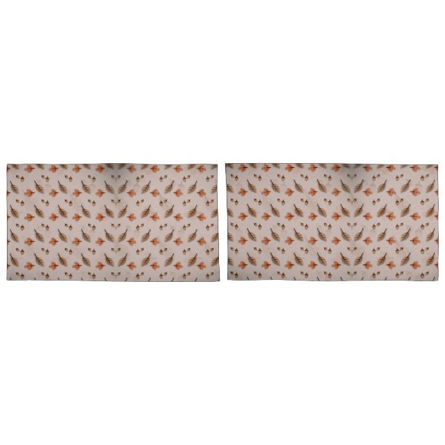 Funda De Cojín Fall Pattern Pillowcases – Matching Bedroom Beddin (Reverso-Set)