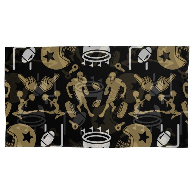 Funda De Cojín Fanático americano (Anverso)