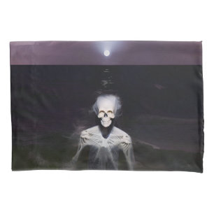 Funda De Cojín Fantasma en el mar - Pintura de petróleo