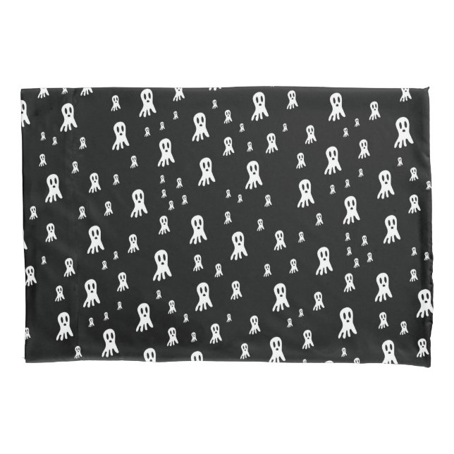 Funda De Cojín Fantasmagóricos fantasmas de Halloween  (Anverso)