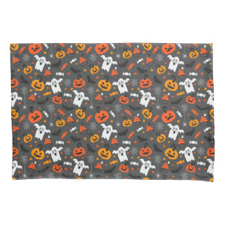 Funda De Cojín Fantasmas y calabazas fantasmales