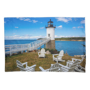 Funda De Cojín Faro de Isle au Haut, Maine