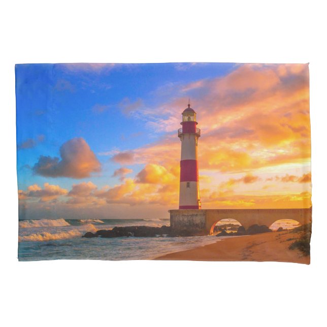 Funda De Cojín Faros | Faro Itapuã de Brasil (Anverso)