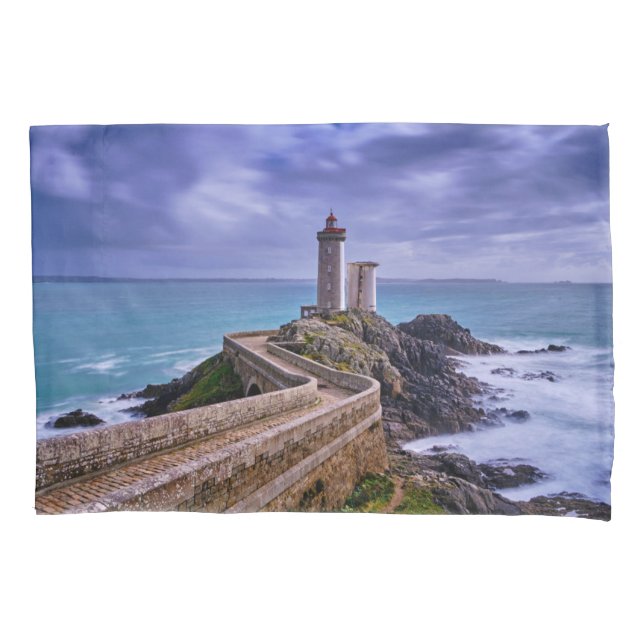 Funda De Cojín Faros | Petit Minou Lighthouse Francia (Anverso)