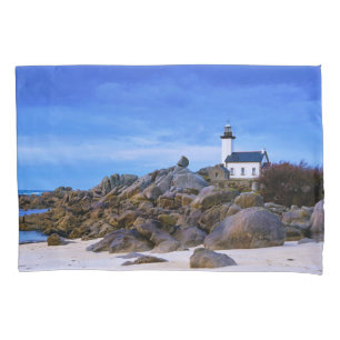 Funda De Cojín Faros   Phare de Pontusval France Finistere