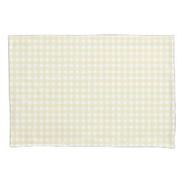 Funda De Cojín Faye Yellow Gingham