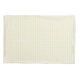 Funda De Cojín Faye Yellow Gingham