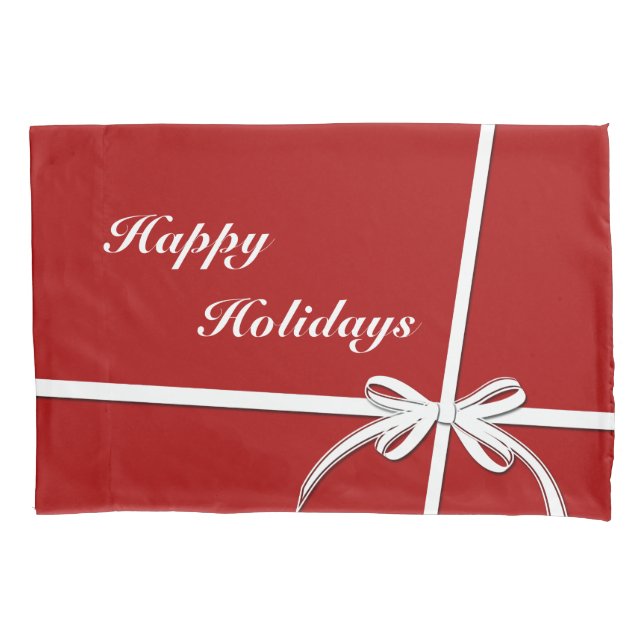 Funda De Cojín Felices Fiestas (Anverso)