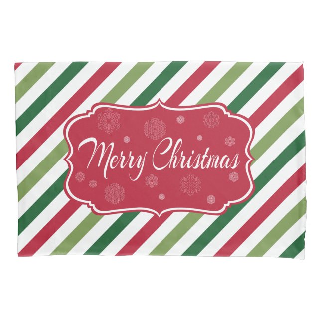 Funda De Cojín Feliz Navidad (Anverso)