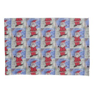 Funda De Cojín Feliz Santa