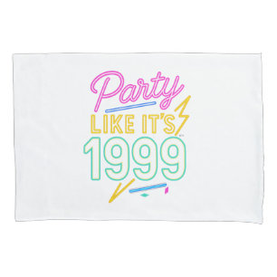 Funda De Cojín Fiesta Como Si Fuera 1999®™ – Voltaje Neon