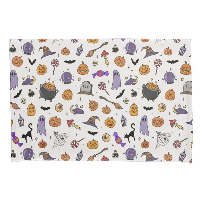 Funda De Cojín Fiesta de Halloween (Anverso)
