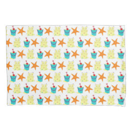 Funda De Cojín Fiesta Sandcastle Starfish Pail Shoke