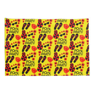 Funda De Cojín Fiestas de la piscina de verano