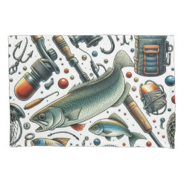 Funda De Cojín Fisherman Bass Fish Pillowcase