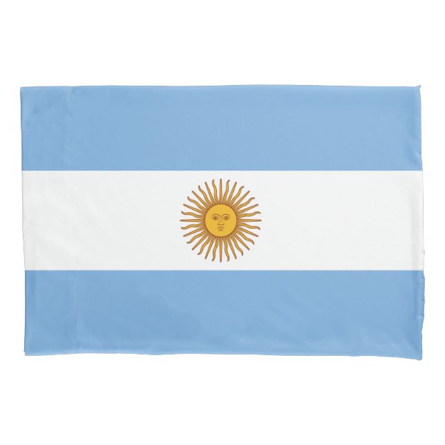 Funda De Cojín Flag of Argentina (Anverso-izquierdo)