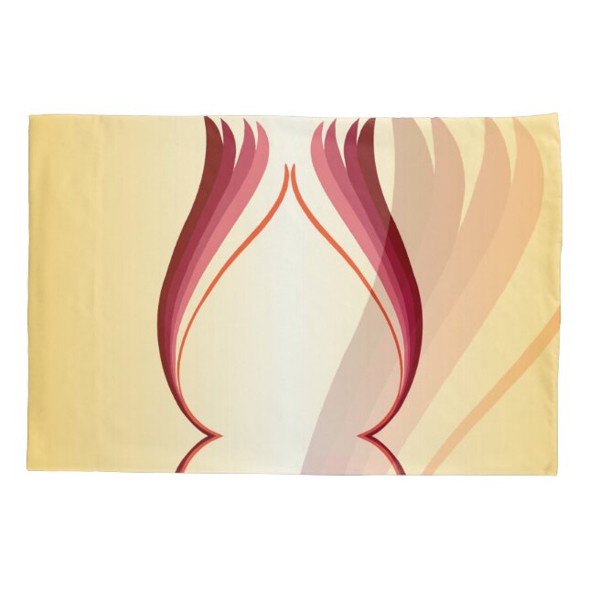 Funda De Cojín Flame Lily Reversible (Reverso)